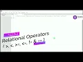 Relational Operators In Relational Programs Core Java Programs with Output