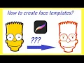Procreate tutorial How to create a face template for any image A step-by-step complete guide