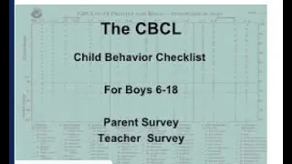 About CBCL Child Behavior Check List Vibration classes Home Science With Meenu Pandey