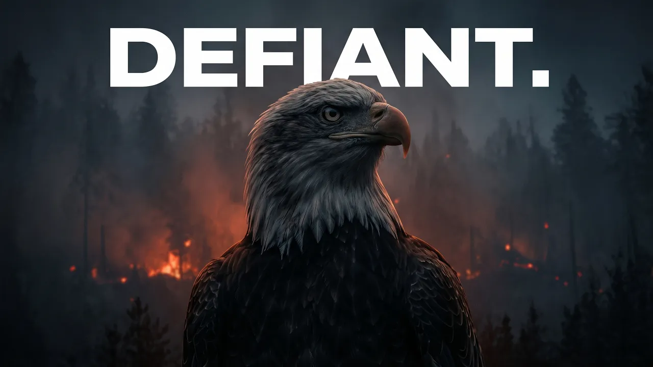 These Birds Refuse to Abandon Their Burning Home
