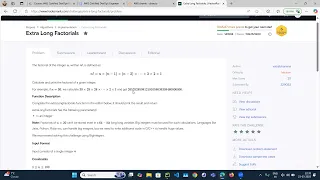 HackerRank Extra Long Factorials Python