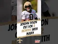 Jordyn Tyson OUT Two Months Saints Worst Fear Comes True