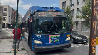 NYCT Bus Co New Flyer XN40 Bx21 Full Ride from Westchester Square to Mott Haven-136th Street