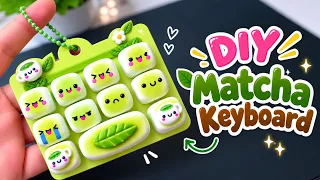 DIY Matcha Keyboard π΅π How to Make a Cute Mini Keyboard!