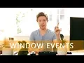 Window Events Game Engine series