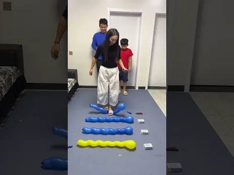 Family Balloon Stomp Challenge #Funny #Comedy #Fun #FunnyShorts #FunnyFails #FunnyGames