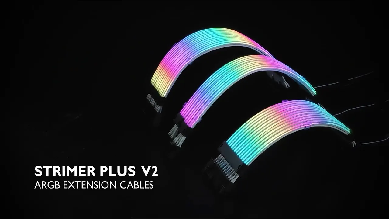 Lian Li STRIMER PLUS V2 12VHPWR ARGB Power Extension Cable