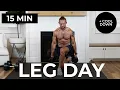 15 Min COMPOUND LEG WORKOUT with Dumbbells at Home Cool Down