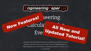 EngineeringPaper xyz Quick Tutorial New and Updated