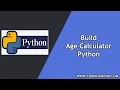 Age Calculator using Python Tkinter Library Full Source Code