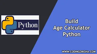 Age Calculator using Python Tkinter Library Full Source Code