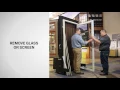 Replace Storm Door Glass Insert with Insect Screen Andersen Windows
