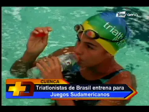 Triatonistas de Brasil entrena para juegos Sudamericanos