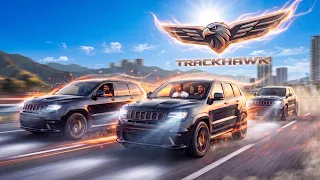 TAKING DELIVERY OF 3 WHIPPLE SUPERCHARGED MATCHING COLOR TRACK HAWKS 