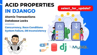Django Transaction ACID Properties DB Locks Race Condition Concurrency DB Inconsistency