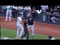 Aaron Judge Gets Hit By A Pitch Gerrit Cole Is Angry