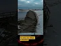 Ice in Raritan Bay batters and destroys Jersey Shore pier