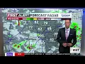 First Alert Forecast Scattered storm pattern continues