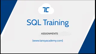 Tansy SQL Course | Tansy Cloud Assignments | Chapter 2 | Lesson 7