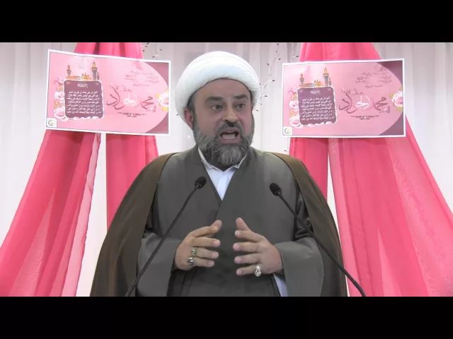 ⁣مناظرة الامام الرضا (ع) مع الرجل النصراني - مولد الامام الجواد (ع) 1437 -الشيخ علي عيديبي