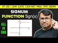 SIGNUM Function Concepts With Short Tricks - CSIR-NET IIT-JAM NBHM GATE Exam MBA