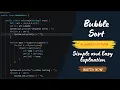 Bubble Sort in Java Dry Run Code Time Space Complexity DSA Tutorial