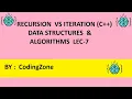 Recursion vs Iteration Lec-7