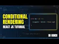 Conditional Rendering in React React JS Tutorial In Hindi Frontend Development Course