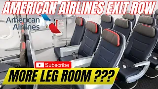 American Airlines Boeing 737 - More Legroom in Exit Row