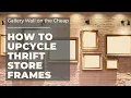 How to Upcycle Printable Art in Thrift Store Frames Wall Art for Less than 5 Cheap DIY With Me