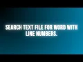 Search for a Word in a Text File Using PHP Find All Occurrences with Line Numbers