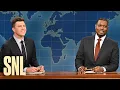 Weekend Update Colin Jost and Michael Che Swap Jokes for Season 46 Finale - SNL