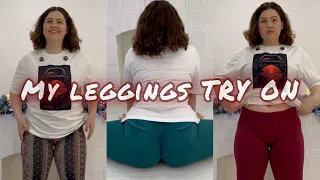 leggings try on part 2 leggings test in split and twerk dance motion