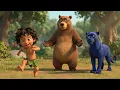 Lagu Mowgli Episode 4 | Where did the human child go 😱 | Ballu Bagheera are worried | Jungle Book Story