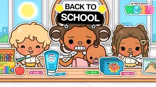 FIRST DAY OF SCHOOL MORNING ROUTINE! ⭐ (EP 40) | Toca Life World Family Roleplay 🌍