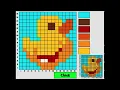 Relax and Learn with this Pixel Art game Discover the drawing by coloring pixels