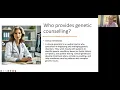 Meet The Experts Series - Matt Burgess Introduction to Genetic Counselling