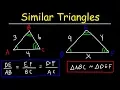Similar Triangles and Figures Enlargement Ratios Proportions Geometry Word Problems
