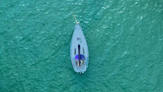 The calm after the storm. Sailing Yacht Recovery