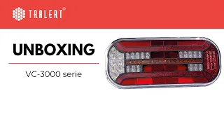Video: Rechts | LED achterlicht met driehoek reflector | 12-24v | VC-3102