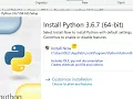 Install Python 3 6 7