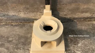How to make chulha at home | Traditional chulha design clay stove gramin cooking channel mud stove