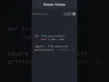 Function Return Values in Python