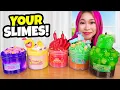 Making Fan Slime Ideas Sending the Winners Free Slimes