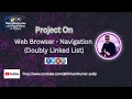 Optimizing Browser Navigation History with Doubly Linked List Implementation