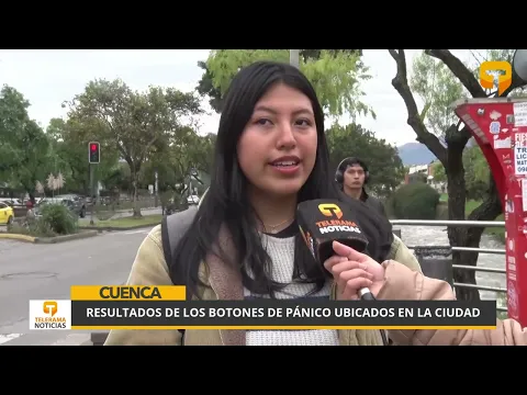 Resultados de los botones de pánico ubicados en la ciudad