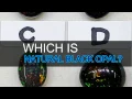 Which is Natural Australian Black Opal