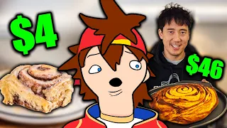 Would You Rather Eat a $4 or $46 Cinnamon Roll? | Kenji Reacts