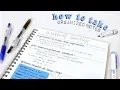 how to take organized notes study effectively christylynn