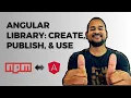 Learn How to Create Publish and Use Angular Library on NPM Step-by-Step Guide